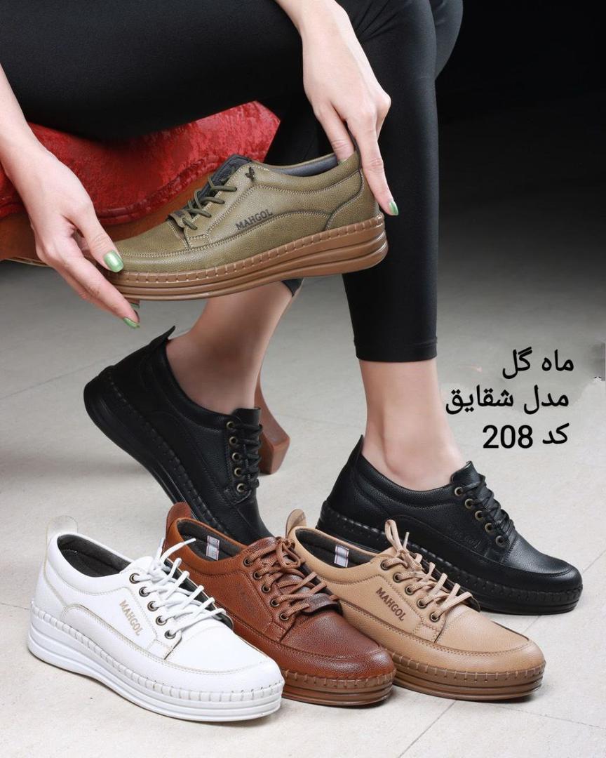 کفش طبی زنانه ( مدل شقایق) دارای پدخارپاشنه ( نرم و راحت )