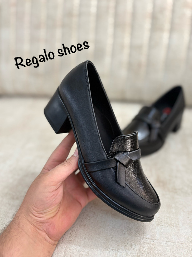 کفش پاشنه دار طبی زنانه ( مدل پیک کرواتی )