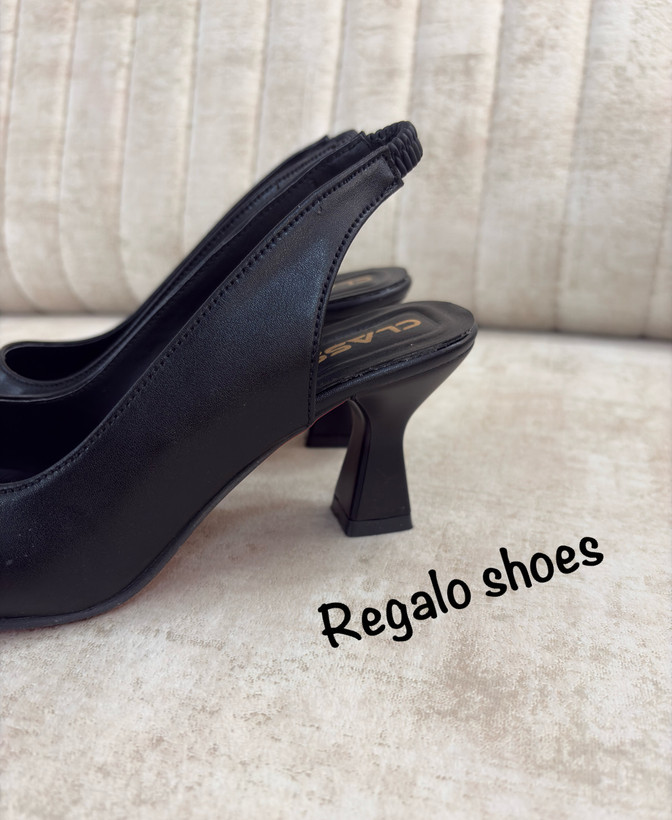 کفش مجلسی ( مدل پشتباز بیاله ) مشکی؛ اصالت و جذابیت در یک قدمی شما! 🖤👠