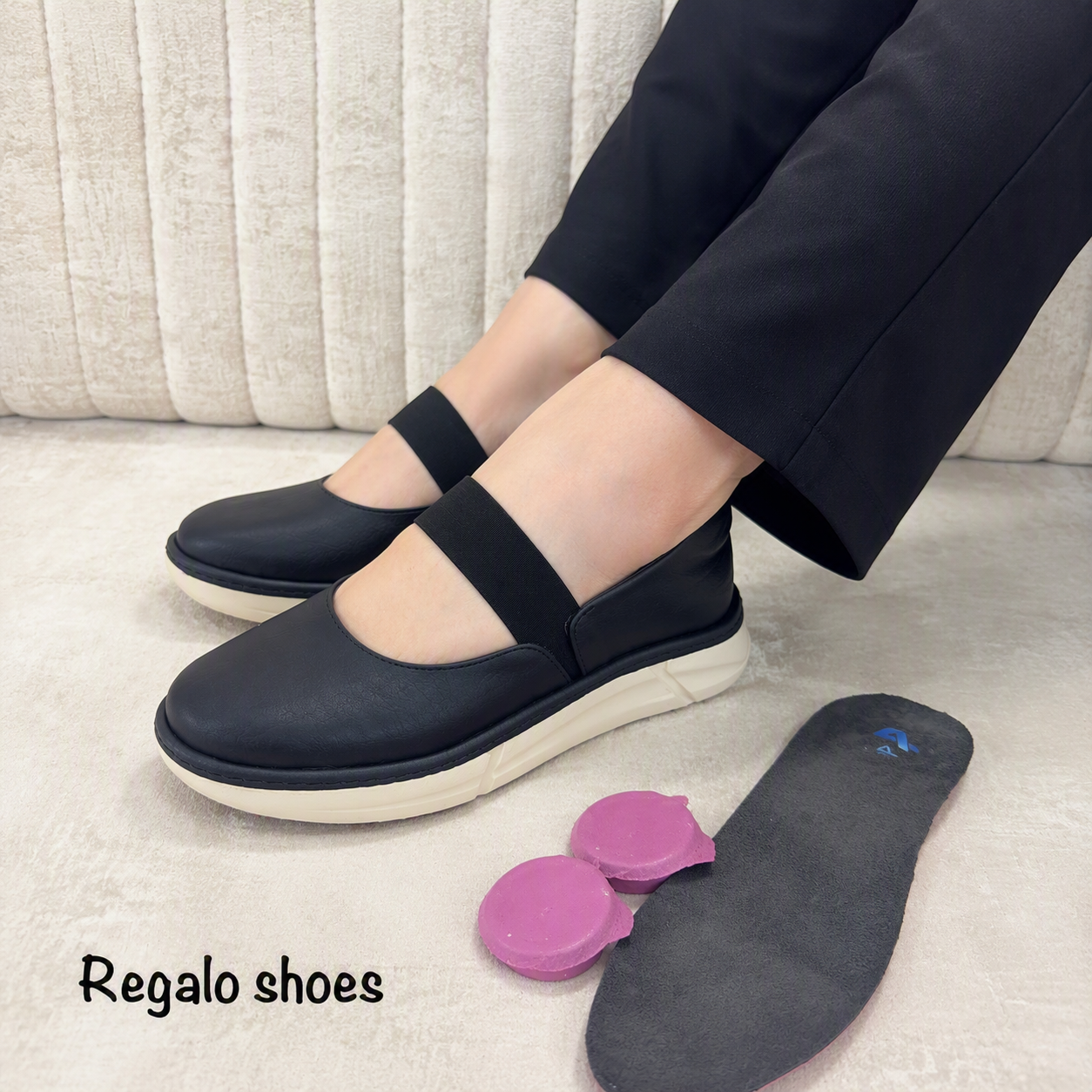 • عکس اصلی: کفش طبی زنانه آنجل داثوش رنگ مشکی کفش طبی آنجل داثوش | فرشته نجات پاهات! | مشکی + پد خارپاشنه + ۶ ماه گارانتی